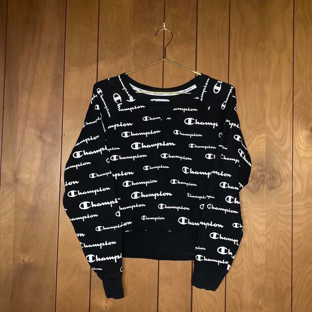 Champion graphic cropped crewneck